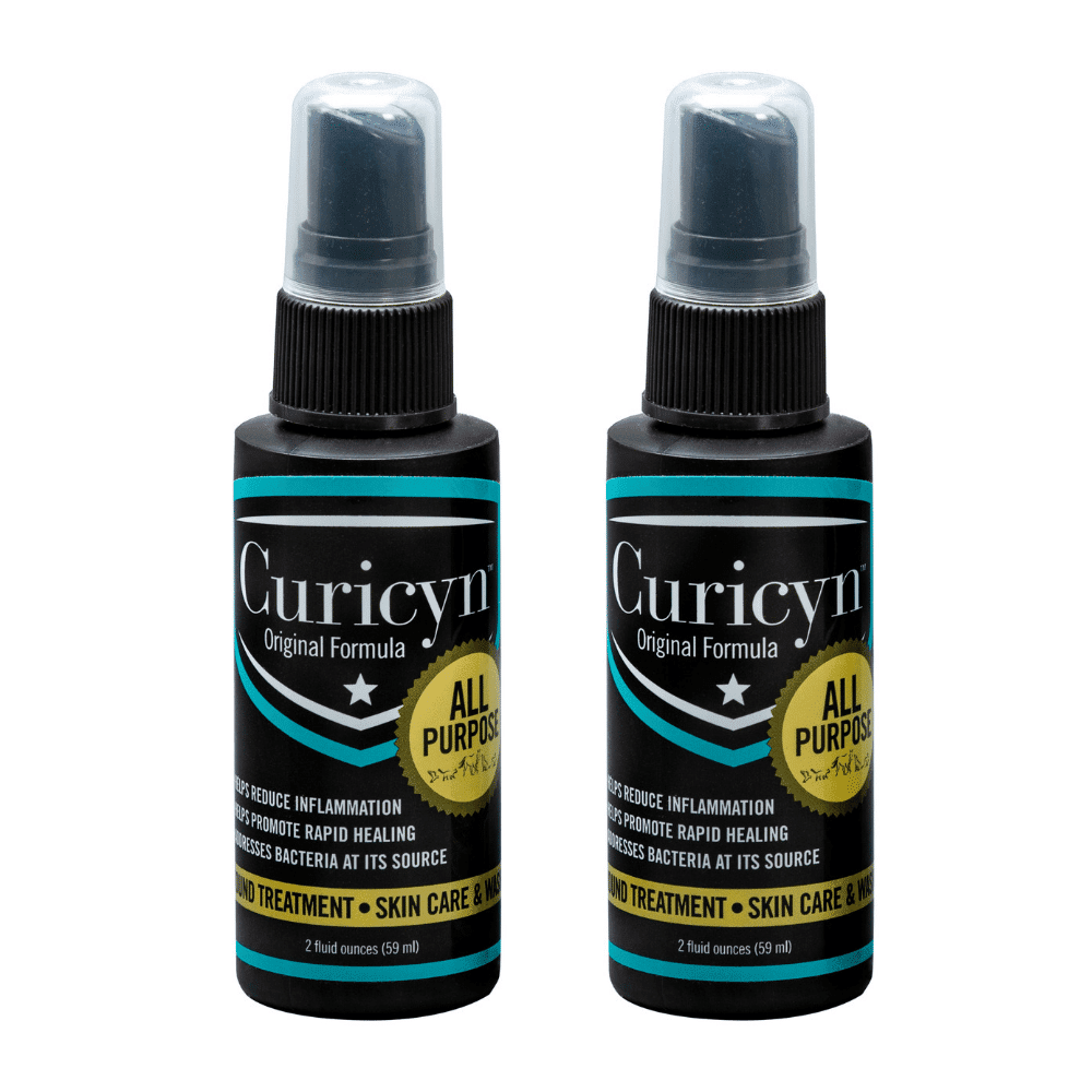 Curicyn Wound Treatment and Skin Care Solution 2 pack 2oz Bottles