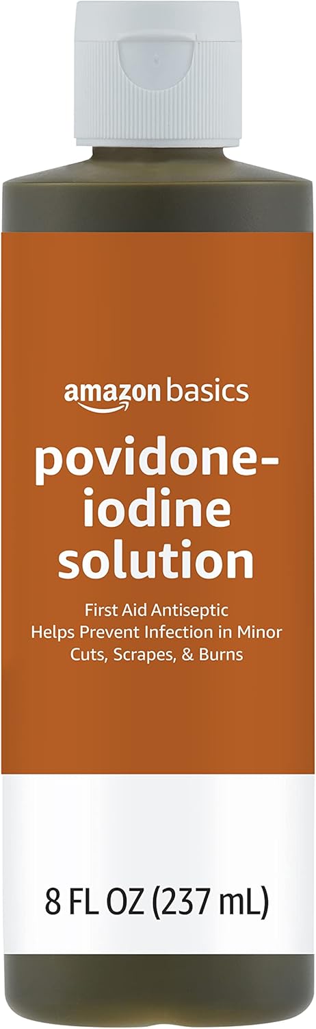 Basics First Aid Antiseptic, 10% Povidone Iodine Solution